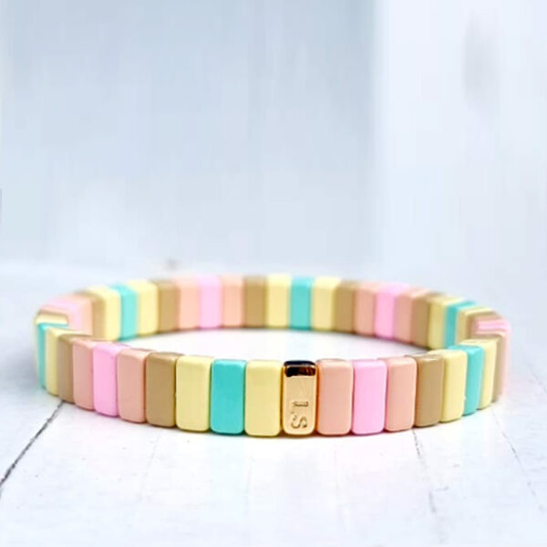 Emaille armband LabelSix soft colors